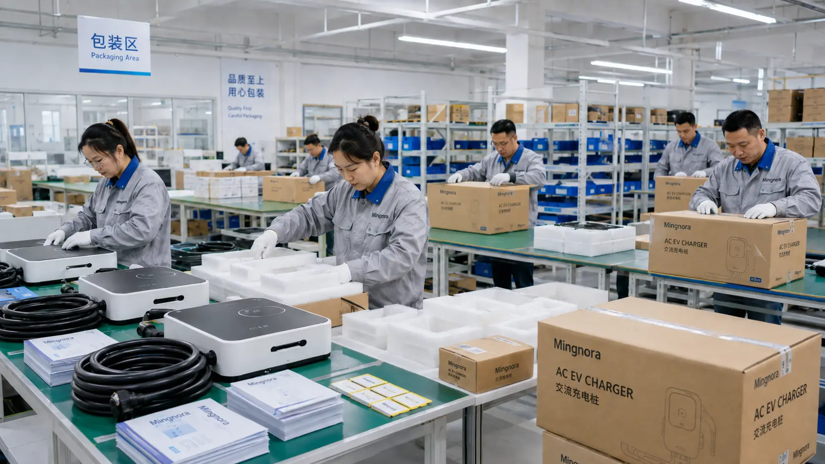 packing of the charger